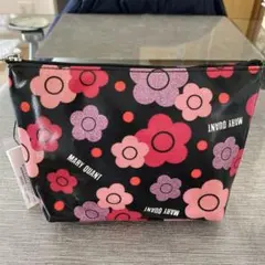MARY QUANT ポーチ 花柄 ブラックのサムネイル