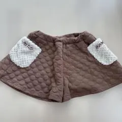 激安　キッズ　130 ブラウン茶色　ショートパンツ