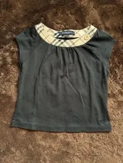 極美品BURBERRY バーバリー ノバチェック半袖カットソー 100