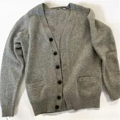UNIQLO ウールカーディガン Mサイズ グレー