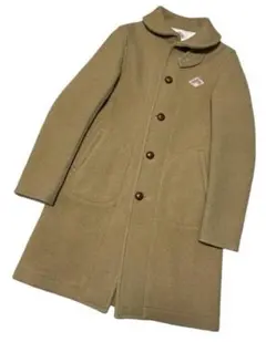 ダントン　ウールモッサロングコート　キャメル　サイズ36