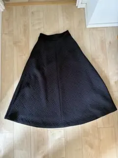 【美品】ロングスカート　ブラックのサムネイル