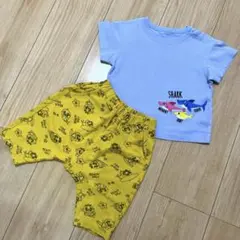 ユニクロ　ベビーシャーク　半袖Tシャツ　ズボン　80サイズ