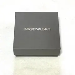 【新品未使用】エンポリオアルマーニ ネックレス ドッグタグ シルバー 箱付き