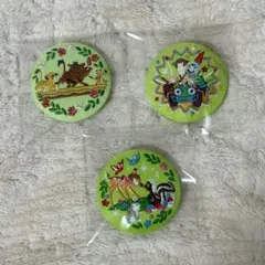 バラ売り⭕️ディズニー 刺繍缶バッジ バンビ ライオンキング トイストーリー