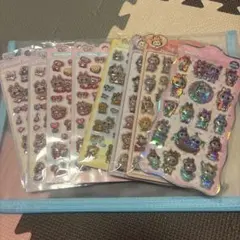 在庫整理の為おまとめ！ラブブキャラクターシール8枚セット