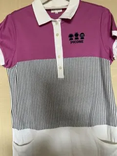 Picone Club レディース ゴルフウェア ボーダー ワンピース サイズI