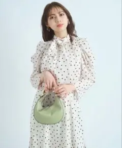 Mystrada ドレープスリーブワンピース 34 極美品 最終価格