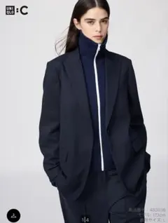 UNIQLO C テーラードジャケット ネイビー 【XXLサイズ】 UNIQLO C テーラードジャケット ネイビー 【XXLサイズ】 - メルカリ