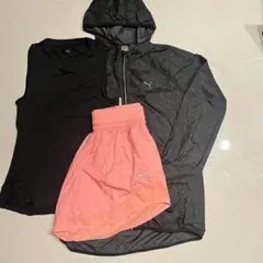 Puma adidasウィンドブレーカー タンクトップ ショートパンツ セット