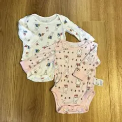 美品☆ミッフィー 長袖ボディスーツ 2枚セット
