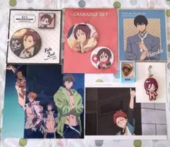 Free! 松岡凛 バーズデーグッズ 缶バッジ ボイスカード ラーバー