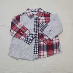 【タグ付き】BREEZE チェック柄シャツ 90サイズ