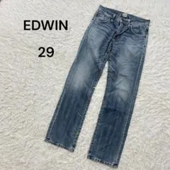 【エドウィン】29(S)メンズ　ストレートデニムパンツ　414XV ライトブルー