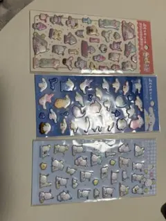 サンリオ　ぷくっとシール　ダイソー　3点セット