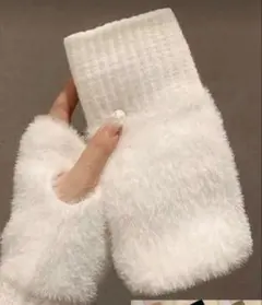 ふわふわ アームウォーマー