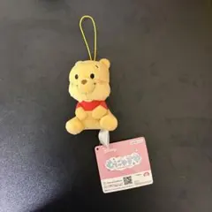 ディズニー プーさん ぬいぐるみ ストラップ付き