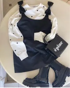 epine リボン　ワンピース