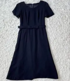 TOBECHIC トゥービーシック　リボン　ワンピース　ネイビー.のサムネイル