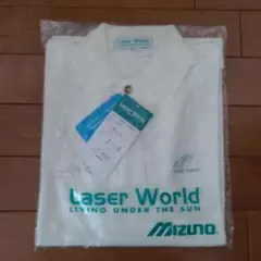 ミズノ　ポロシャツ　半袖　白