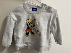 Disney ミニーマウス トレーナー グレー 80cm
