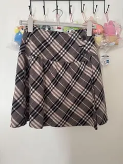 バーバリーブルーレーベル　チェック　スカート BURBERRYピンク　pink