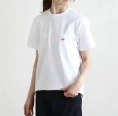 ダントン ポケットＴシャツ 天笠コットン ホワイト JD9041 38のサムネイル