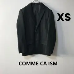 COMME CA ISM テーラードジャケットXSブラック系 ストライプ