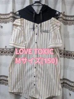 LOVE TOXIC 半袖シャツワンピース Mサイズ(150)