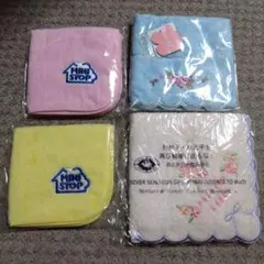 ハンカチタオル　４枚セット