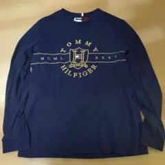 TOMMY HILFIGER 長袖カットソー M ネイビー