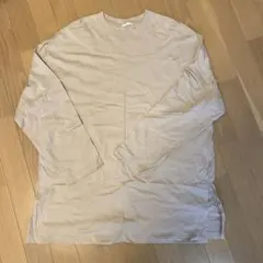 ジーユー長袖TシャツXXLベージュ