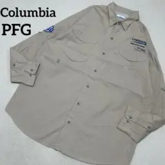 【高品質】Columbia PFG規格企業系刺繍長袖フィッシングシャツ美品