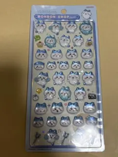 ちいかわ ハチワレ ボンボンドロップシール サンスター文具