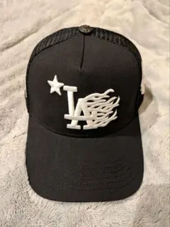 美品HELLSTAR キャップ 7 1/4 ブラック HELLSTAR STUDIOS BASEBALL FITTED HAT (BLACK/GREY) | Category,HEAD