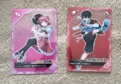 カラフルピーチ ポテトチップス クリアカード ゆあんくん のあ ２点セット