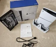 Sony PlayStation5 本体 冷却スタンド純正コントローラー２台付き