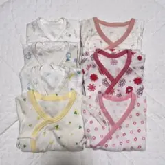 ベビー肌着　コンビ肌着　女の子　7枚セット