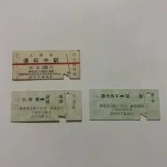 長野電鉄 硬券入場券 乗車券 国鉄 JR 部品 鉄道 레트로 廃品