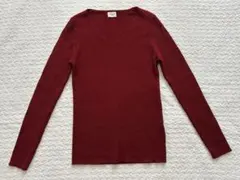 URBAN RESEARCH DOORSウール100% Vネック 長袖ニット