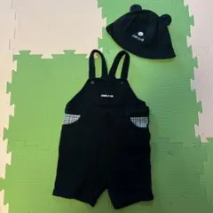 COMME CA ISM オーバーオール 帽子付き✳︎80センチ