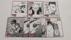 ジャンプフェア2021　アニメイト　ミニ色紙　7点セット