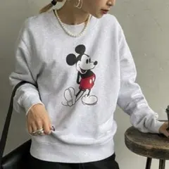 グッドロックスピード ミッキーマウス スウェット グレー トレーナー