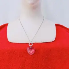 Folli Follie フォリフォリ クリスタルハート型ネックレスのサムネイル