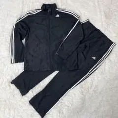 adidas アディダス ジャージ ジャケット 上下セット ブラック セット
