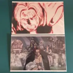 ワンピース　フィルムRED 入場者特典　ポストカード　ウタ　ルフィ　シャンクス