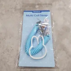 Dick Bruna マルチコイルストラップ 水色