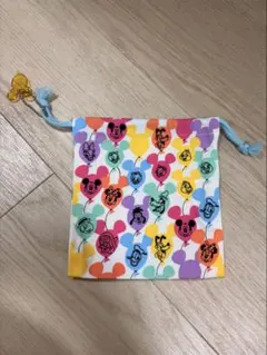ディズニーキャラクター巾着ポーチ