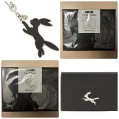 【新品未開封】ポケモン　本革名刺入れ、キーホルダー2点セット　ブラッキー