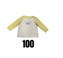 【バースデイ　ナカタ】美品　11匹のねこ　ラグラン　長袖Tシャツ　キッズ　100のサムネイル